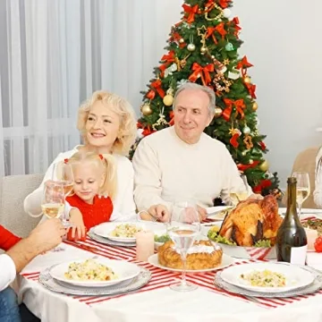 Antique White Charger Plates - 18 Pack for Elegant Dining