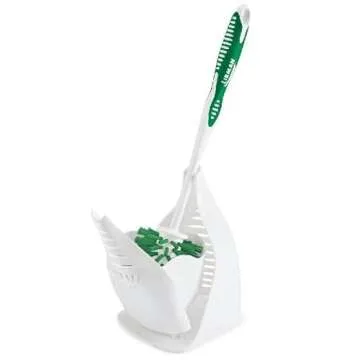Libman Toilet Brush Set - 2 Pack Caddy for Effortless Cleaning