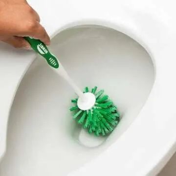Libman Toilet Brush Set - 2 Pack Caddy for Effortless Cleaning