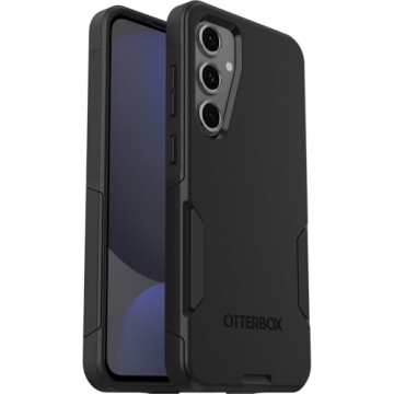 OtterBox Samsung Galaxy S24 FE Commuter Series Case - Black, Slim & Tough, Pocket-Friendly, with Port Protection