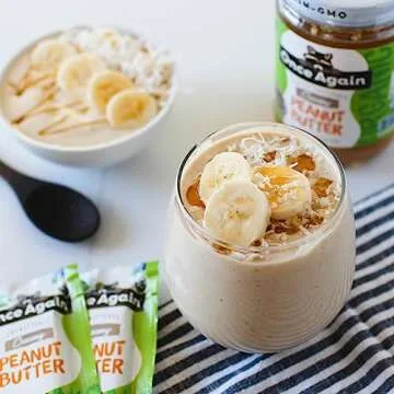 Once Again Organic Creamy Peanut Butter - 1.15oz Squeeze Packs, 10 Count - Salt Free, Unsweetened - USDA Organic, Gluten Free Certified, Vegan, Kosher