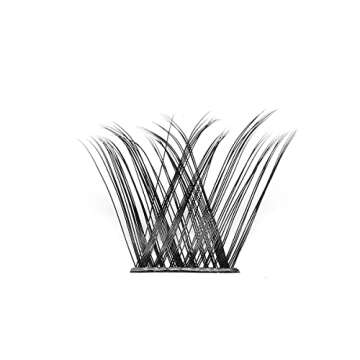 Bodermincer Large Capacity D Curl 10-12-16-16mm Mix/14-16-18mm Mix length Eyelash Extensions Mink Strip Eyelashes Individual Lashes Natural Style Home DIY (14-16-18mm Mix)