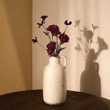 VICTOR & TERESA White Ceramic Vase for All Occasions