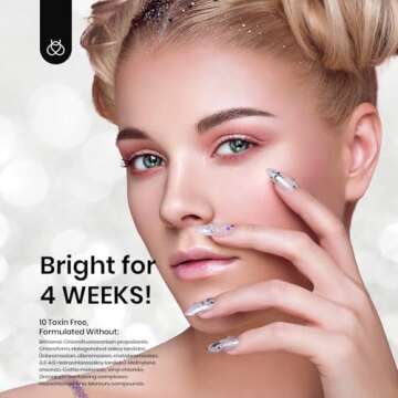 Beetles Metallic Silver Liner Gel Nail Art 7ml French Tip Gel Nail Polish 3D Mirror Chrome Effect Metal Painted Pens for Thin French Swirl Line Nail Art Polish Soak off Uv Lamp Manicure Salon