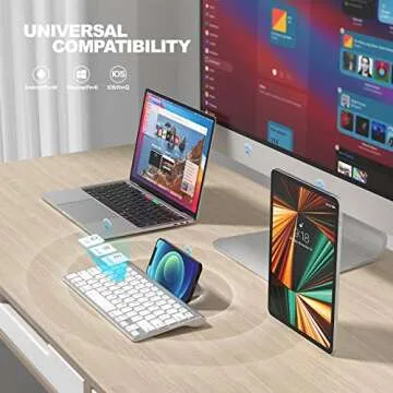 Nulaxy KM13 Portable Bluetooth Keyboard for iPad