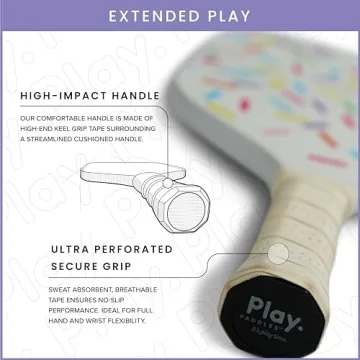 Play Paddles Cute Pickleball Paddle for Women - High Quality