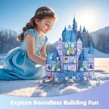 GobiDex 70PCS 2-in-1 Magnetic Frozen Tiles for Kids