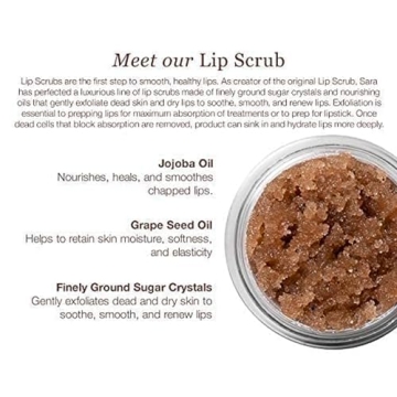 Sara Happ Vanilla Bean Lip Scrub for Dry Lips Care