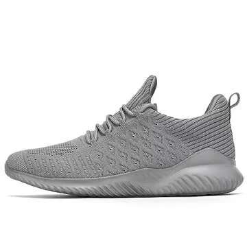 Luogoks Womens Slip On Running Shoes - Breathable Athletic Comfort