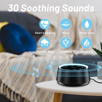 EasyHome Sleep Sound Machine with 30 Soothing Sounds