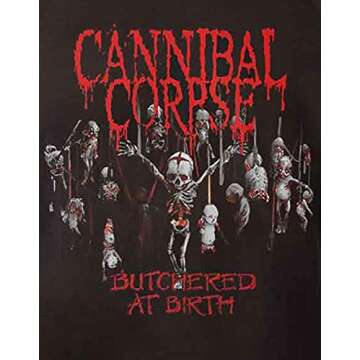 Cannibal Corpse 'Butchered At Birth Baby' Long Sleeve Shirt (medium)