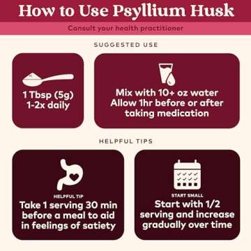 Organic India Psyllium Powder - Whole Husk Fiber Supplement - 12 oz