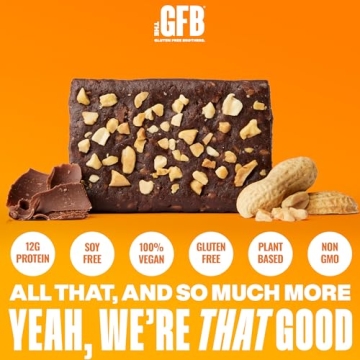 The GFB Chocolate Peanut Butter Protein Bars - Gluten Free & Vegan