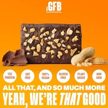 The GFB Chocolate Peanut Butter Protein Bars - Gluten Free & Vegan