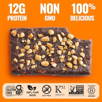 The GFB Chocolate Peanut Butter Protein Bars - Gluten Free & Vegan