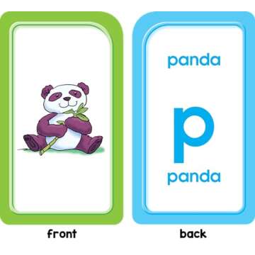 School Zone - Bilingual Alphabet Flash Cards - Ages 5+, Kindergarten to 1st Grade, ESL, Language Immersion, Phonics, ABCs, Alphabetical Order, and More (Spanish and English Edition) (Spanish Edition)