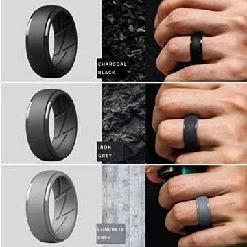 ThunderFit Silicone Ring Men Active Lifestyle Comfort