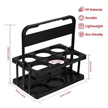 Portable Big Cup Drink Carrier - Sturdy & Foldable