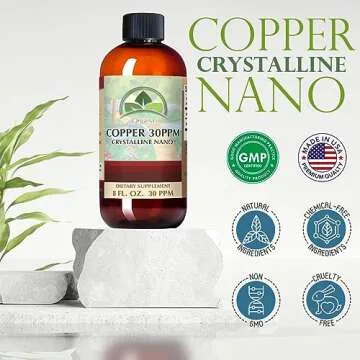 High Absorption Organa Liquid Copper - 30 PPM Supplement
