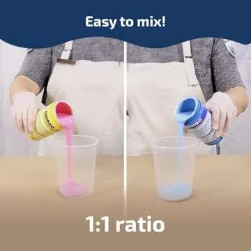 Smooth-On OOMOO™ 30 Tin Cure Silicone Rubber, Easy to Use Silicone Mold Making Kit, Pint Unit