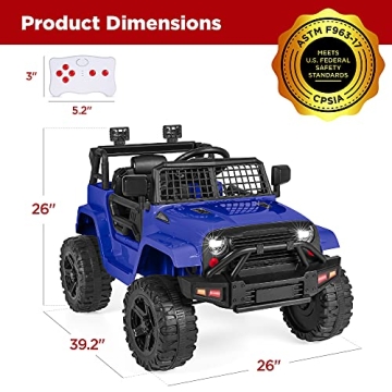 Best Choice 12V Kids Ride-On Car with Remote Control