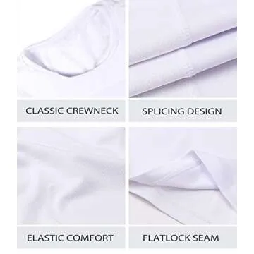 VEQKING Women's 2 Pack Dry Fit Athletic Shirt Moisture Wicking Short Sleeve Sport Tee Workout T-Shirt Black+White