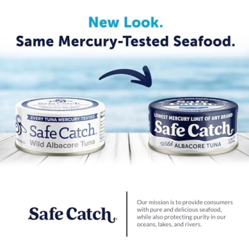 Safe Catch Wild Albacore Tuna - Premium Low Mercury Canned Tuna