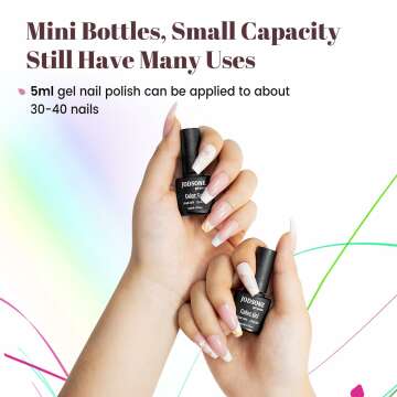 JODSONE 36 PCS Gel Nail Polish Set - 32 Colors