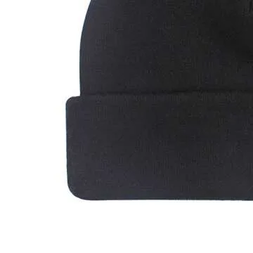 Duoyeree Baby Hat Newborn Hat Adorable Cotton Bear Ear Beanie Cap for Infant Girl Boy 0-6 Months,Black