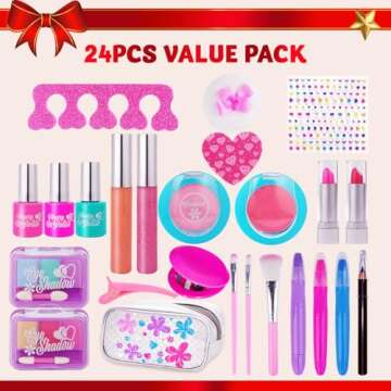JOYIN Christmas Advent Calendar 2024, Christmas Countdown Make Up Set for Girls,24 Days Beauty Adven...