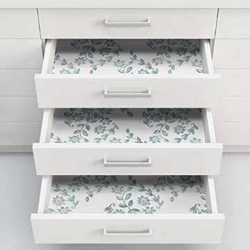 NuWallpaper Teal Pomfret Peel & Stick Wallpaper for Easy Decor