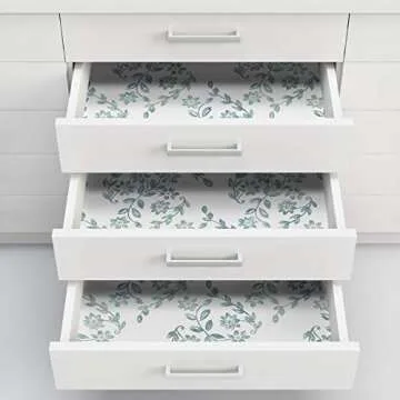 NuWallpaper Teal Pomfret Peel & Stick Wallpaper for Easy Decor