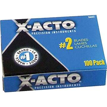 X-ACTO #2 Blade, 100 Count - Precision Cutting for Every Project