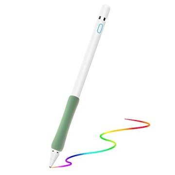DOGAIN Stylus Pens for Touch Screens, Active Pencil for iPad, Fine Point Stylus Digital Pen with Gre...