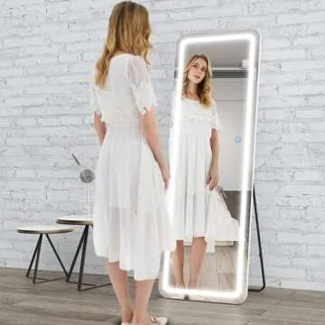 Vierose 60" x 20" LED Lighted Full Length Mirror for All