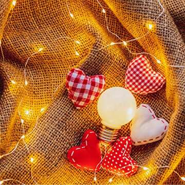 HSicily Fairy Lights Plug-in, 33ft 100 LED Twinkle String Lights with Remote Timer - 8 Modes for Bedroom, Christmas, Thanksgiving, Patio, Wedding, Party & Indoor/Outdoor Decor