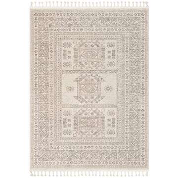 Well Woven Caro Beige Tribal Medallion Area Rug