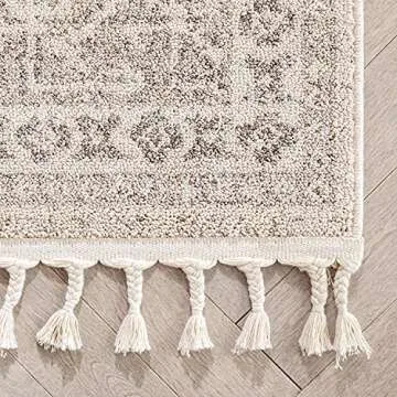Well Woven Caro Beige Tribal Medallion Area Rug