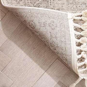 Well Woven Caro Beige Tribal Medallion Area Rug