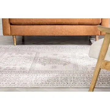 Well Woven Caro Beige Tribal Medallion Area Rug
