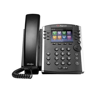 Plantronics Poly - VVX 411 12-Line VOIP Business Phone (Polycom) - Desk Phone with Handset - POE - P...