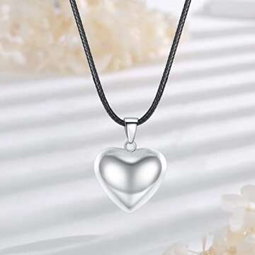 EUDORA Harmony Bola Pregnancy Silver Necklace Pendant