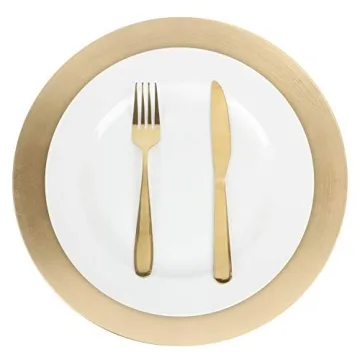 Elegant Charger Plates Set of 12 for Special Events