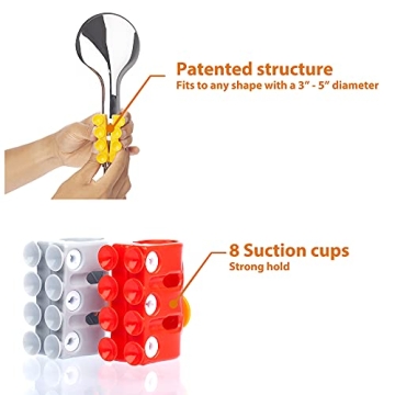 by.RHO Instant Suction Cup Shower Head Holder for Kids