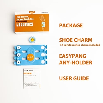 by.RHO Instant Suction Cup Shower Head Holder for Kids