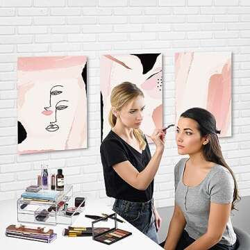 Sorbus Stackable Acrylic Storage Drawers - Clear Organizers for Beauty Essentials