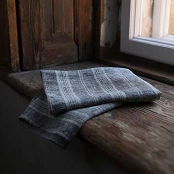 LinenMe Linen Guest Towels Set - 100% Pure Linen