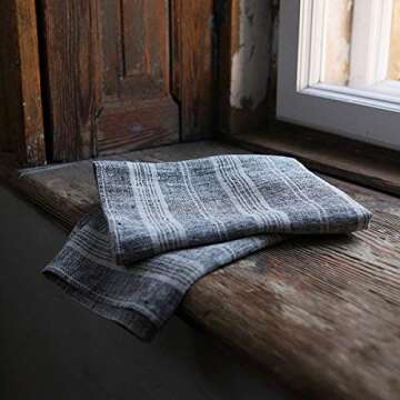 LinenMe Linen Guest Towels Set - 100% Pure Linen