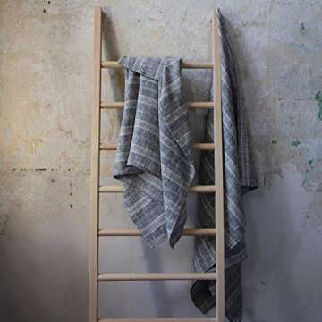 LinenMe Linen Guest Towels Set - 100% Pure Linen