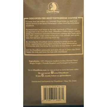 Chestbrew Grizzly Bear Coffee - 20oz Whole Bean Delight